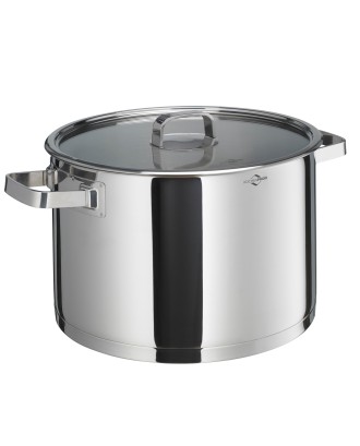 Oala pentru supa, inox, cu capac, 8 litri, colectia San Remo Cook - KUCHENPROFI